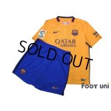 FC Barcelona 2015-2016 Away Shirts and shorts Set #10 Messi LFP Patch/Badge