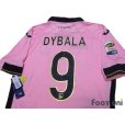 Photo4: Palermo 2014-2015 Home Shirt #9 Dybala Serie A Tim Patch/Badge w/tags (4)
