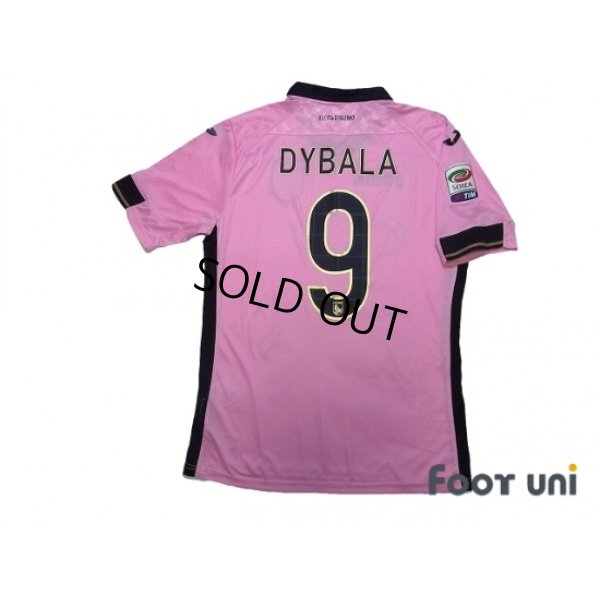Photo2: Palermo 2014-2015 Home Shirt #9 Dybala Serie A Tim Patch/Badge w/tags
