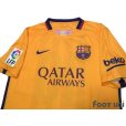 Photo3: FC Barcelona 2015-2016 Away Shirts and shorts Set #10 Messi LFP Patch/Badge