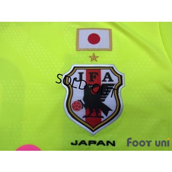 Photo7: Japan Women's Nadeshiko 2014-2015 Away Shirt #16 Iwabuchi FIFA World Champions 2011 Patch/Badge w/tags