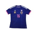 Photo1: Japan Women's Nadeshiko 2014-2015 Home Shirt #16 Iwabuchi FIFA World Champions 2011 Patch/Badge w/tags (1)