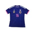 Photo1: Japan Women's Nadeshiko 2014-2015 Home Shirt #16 Iwabuchi FIFA World Champions 2011 Patch/Badge w/tags (1)