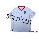 Portugal Euro 2008 Away Shirt #7 Ronaldo UEFA Euro 2008 Patch/Badge w/tags