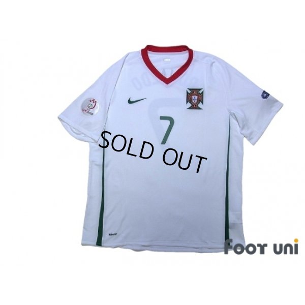 Photo1: Portugal Euro 2008 Away Shirt #7 Ronaldo UEFA Euro 2008 Patch/Badge w/tags