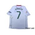 Photo2: Portugal Euro 2008 Away Shirt #7 Ronaldo UEFA Euro 2008 Patch/Badge w/tags (2)