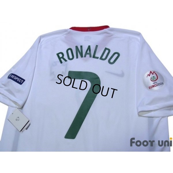 Photo4: Portugal Euro 2008 Away Shirt #7 Ronaldo UEFA Euro 2008 Patch/Badge w/tags