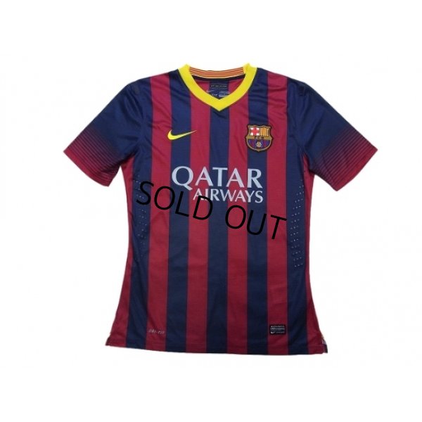 Photo1: FC Barcelona 2013-2014 Home Authentic Shirt #11 Neymar JR w/tags