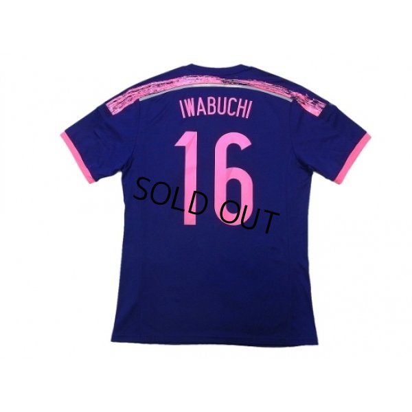 Photo2: Japan Women's Nadeshiko 2014-2015 Home Shirt #16 Iwabuchi FIFA World Champions 2011 Patch/Badge w/tags