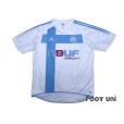 Photo1: Olympique Marseille 2004-2005 Home Authentic Shirt (1)