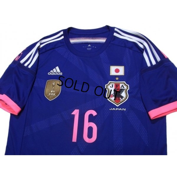 Photo3: Japan Women's Nadeshiko 2014-2015 Home Shirt #16 Iwabuchi FIFA World Champions 2011 Patch/Badge w/tags
