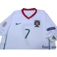 Photo3: Portugal Euro 2008 Away Shirt #7 Ronaldo UEFA Euro 2008 Patch/Badge w/tags