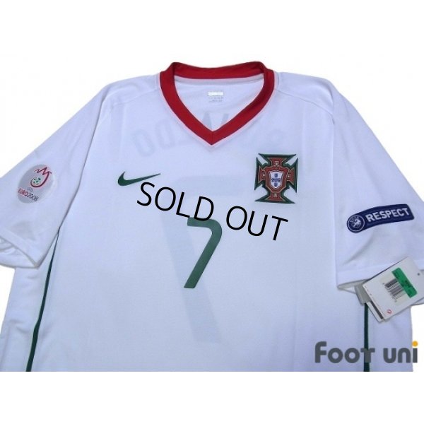 Photo3: Portugal Euro 2008 Away Shirt #7 Ronaldo UEFA Euro 2008 Patch/Badge w/tags
