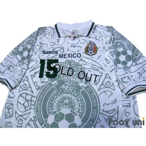 Photo3: Mexico 1999 Away Shirt #15 L.Hernandez