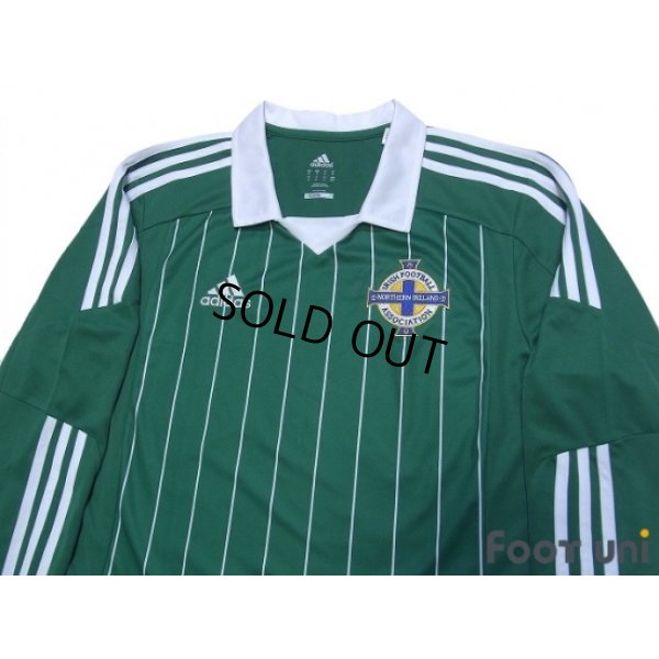 Photo3: Northern Ireland 2012-2013 Home Long Sleeve Shirt