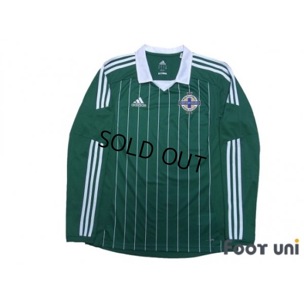 Photo1: Northern Ireland 2012-2013 Home Long Sleeve Shirt