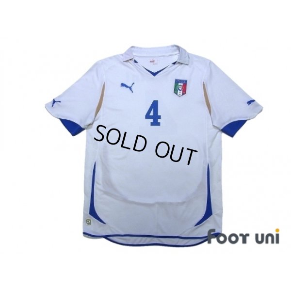 Photo1: Italy 2010 Away Shirt #4 Chiellini