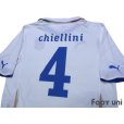 Photo4: Italy 2010 Away Shirt #4 Chiellini