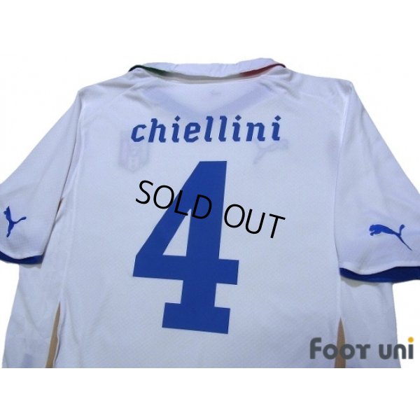 Photo4: Italy 2010 Away Shirt #4 Chiellini