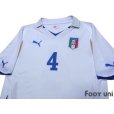 Photo3: Italy 2010 Away Shirt #4 Chiellini