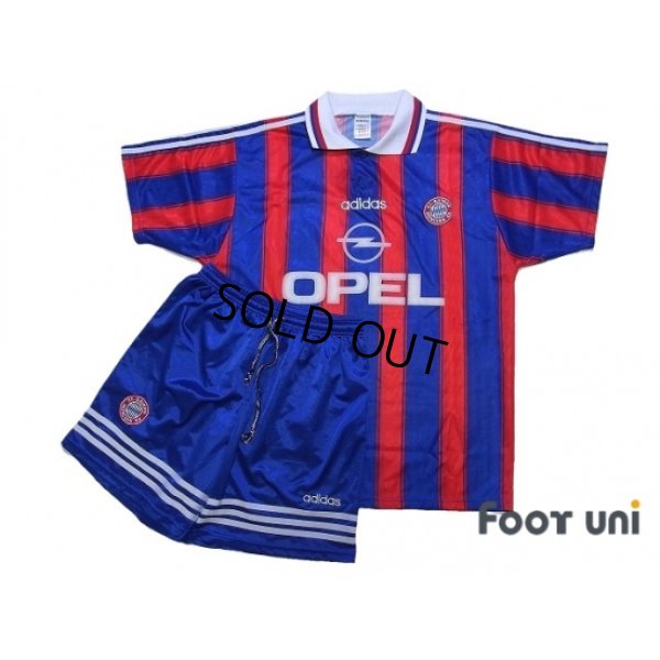 Photo1: Bayern Munchen 1995-1997 Home Shirt and Shorts Set
