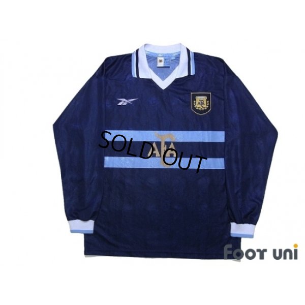 Photo1: Argentina 1999-2001 Away Long Sleeve Shirt