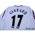 Photo4: Liverpool 2003-2005 Away Long Sleeve Shirt #17 Gerrard