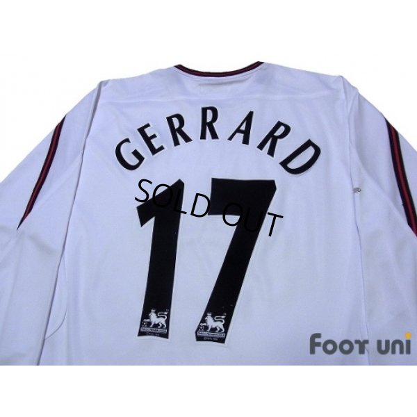 Photo4: Liverpool 2003-2005 Away Long Sleeve Shirt #17 Gerrard