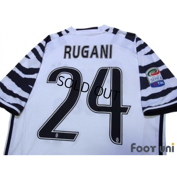 Photo4: Juventus 2016-2017 3rd Shirt #24 Rugani Serie A Tim Patch/Badge