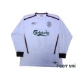 Photo1: Liverpool 2003-2005 Away Long Sleeve Shirt #17 Gerrard (1)