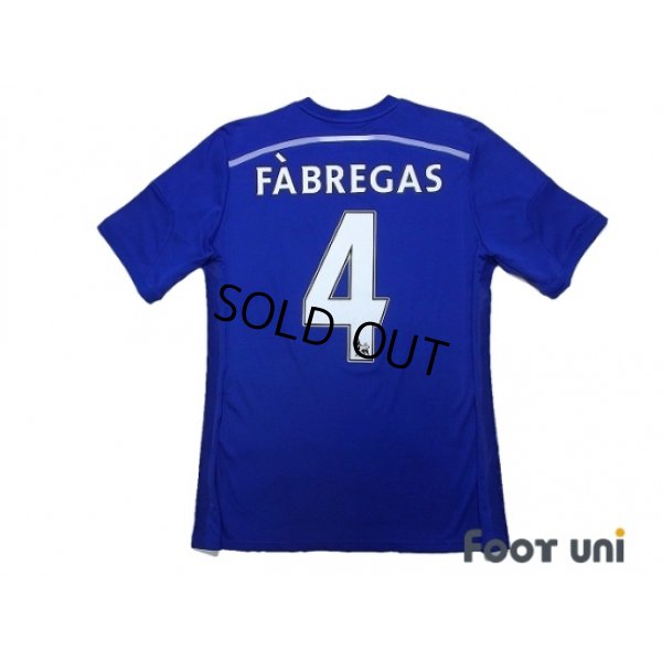 Photo2: Chelsea 2014-2015 Home Shirt #4 Fabregas
