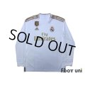 Real Madrid 2019-2020 Home Long Sleeve Shirt w/tags