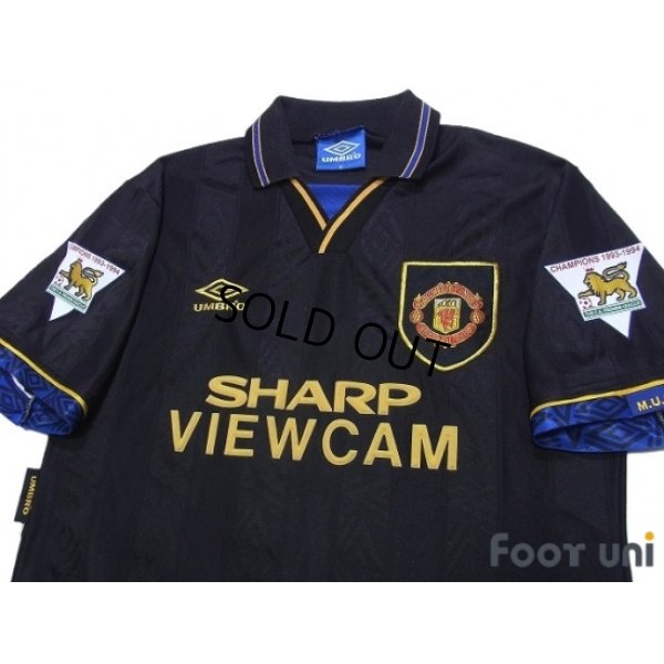 Photo3: Manchester United 1993-1995 Away Shirt #7 Cantona The F.A. Premier League Patch/Badge