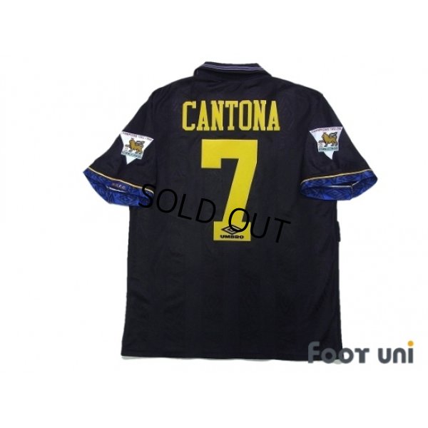 Photo2: Manchester United 1993-1995 Away Shirt #7 Cantona The F.A. Premier League Patch/Badge