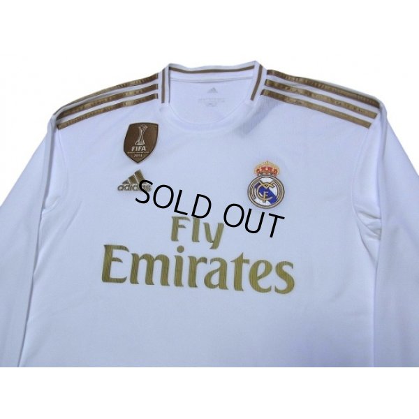 Photo3: Real Madrid 2019-2020 Home Long Sleeve Shirt w/tags