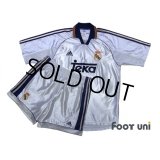 Real Madrid 1998-2000 Home Shirts and Shorts Set #6 Redondo