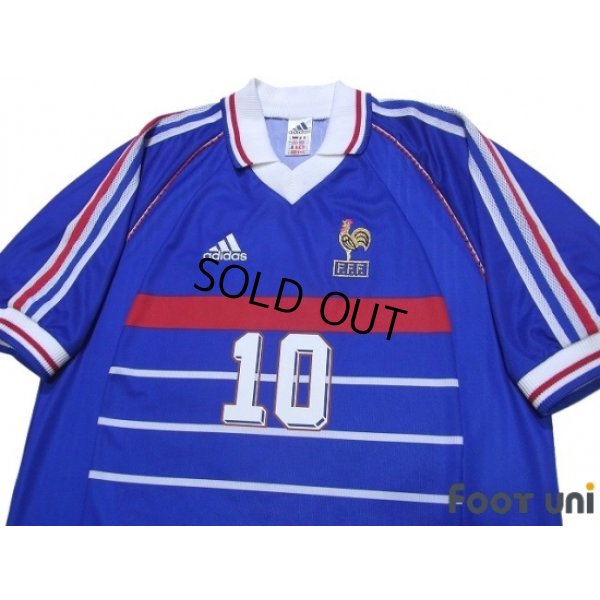 Photo3: France 1998 Home Shirts and Shorts Set #10 Zidane
