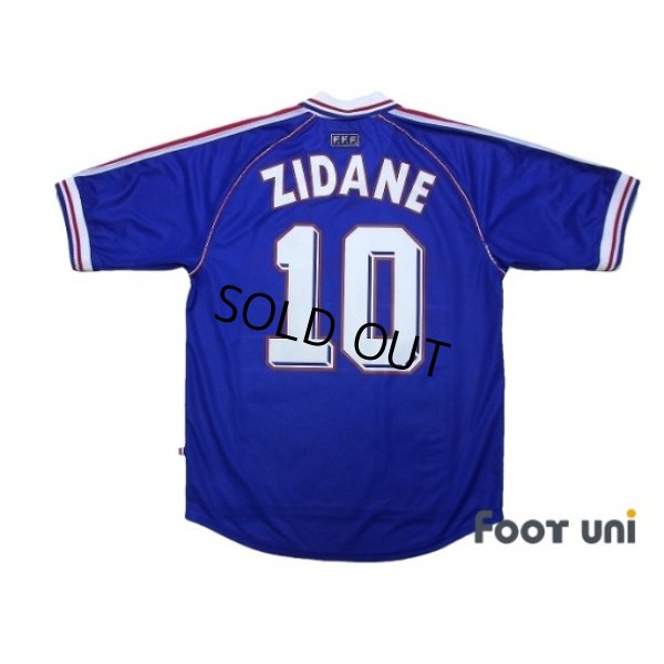 Photo2: France 1998 Home Shirts and Shorts Set #10 Zidane