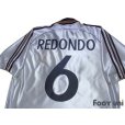 Photo4: Real Madrid 1998-2000 Home Shirts and Shorts Set #6 Redondo