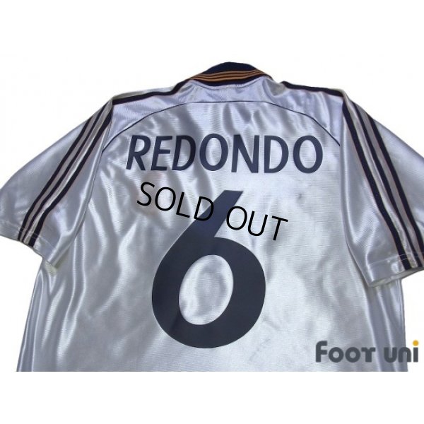 Photo4: Real Madrid 1998-2000 Home Shirts and Shorts Set #6 Redondo