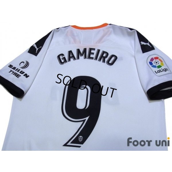 Photo4: Valencia 2019-2020 Away Shirt #9 Gameiro La Liga Patch/Badge