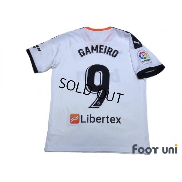 Photo2: Valencia 2019-2020 Away Shirt #9 Gameiro La Liga Patch/Badge