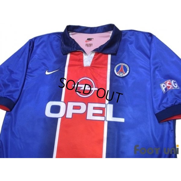 Photo3: Paris Saint Germain 1998-1999 Home Shirt