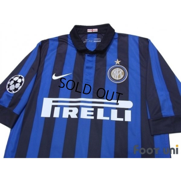 Photo3: Inter Milan 2011-2012 Home Shirt #10 Sneijder Champions League Patch/Badge
