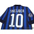 Photo4: Inter Milan 2011-2012 Home Shirt #10 Sneijder Champions League Patch/Badge (4)