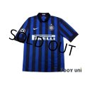 Inter Milan 2011-2012 Home Shirt #10 Sneijder Champions League Patch/Badge