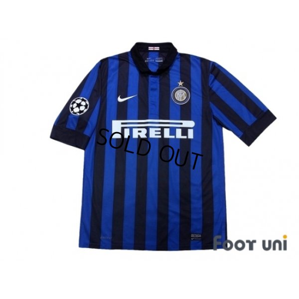 Photo1: Inter Milan 2011-2012 Home Shirt #10 Sneijder Champions League Patch/Badge