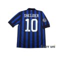 Photo2: Inter Milan 2011-2012 Home Shirt #10 Sneijder Champions League Patch/Badge (2)