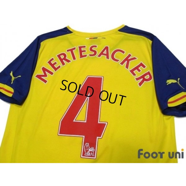 Photo4: Arsenal 2014-2015 Away Shirt #4 Mertesacker