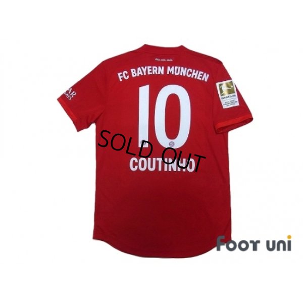 Photo2: Bayern Munchen2019-2020 Home Authentic Shirt #10 Coutinho w/tags